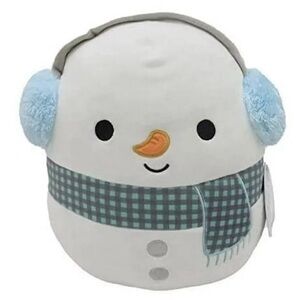 Squishmallow New! Manny Snowman Stuffed Toy